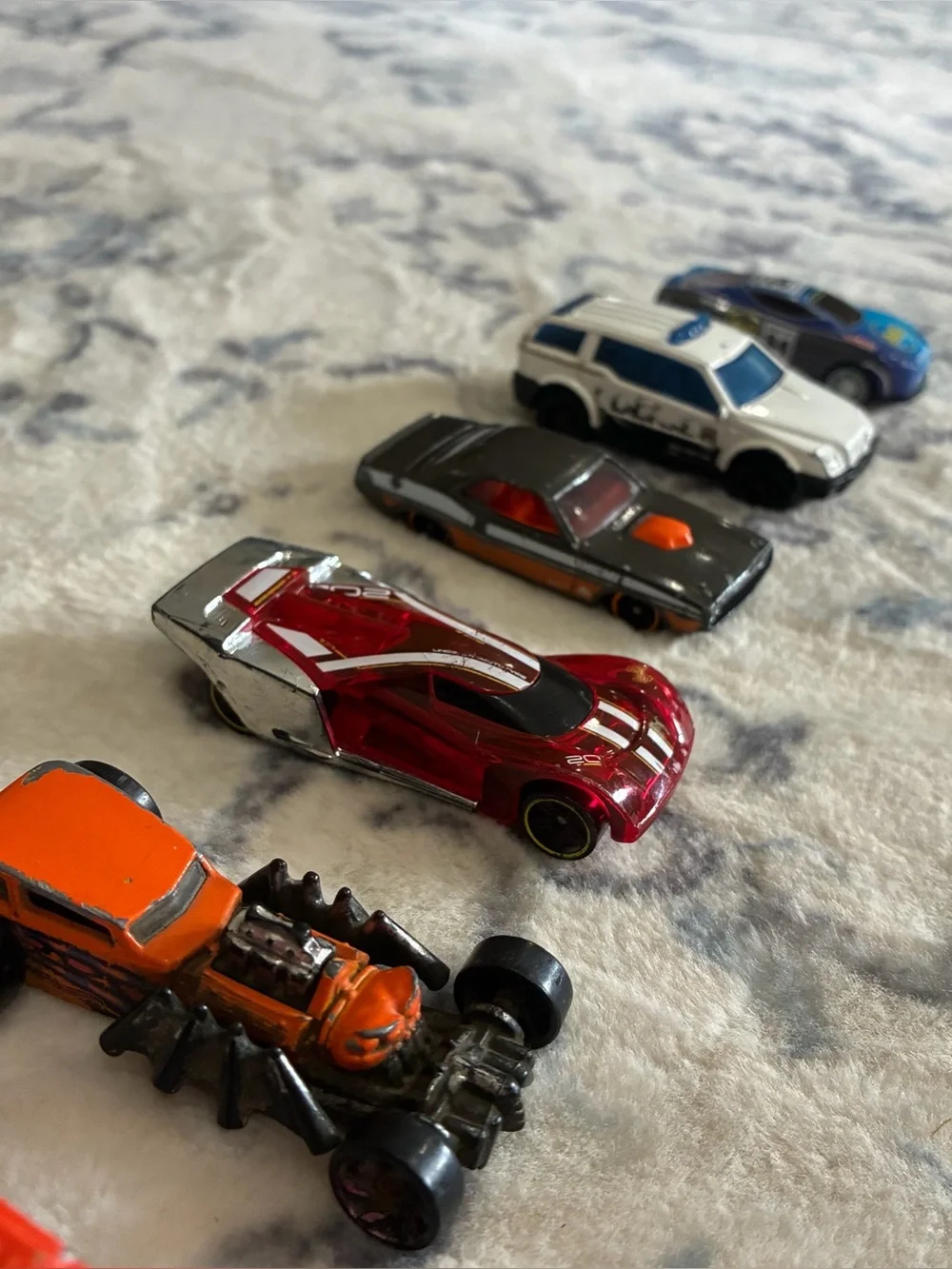 Small toy car lot